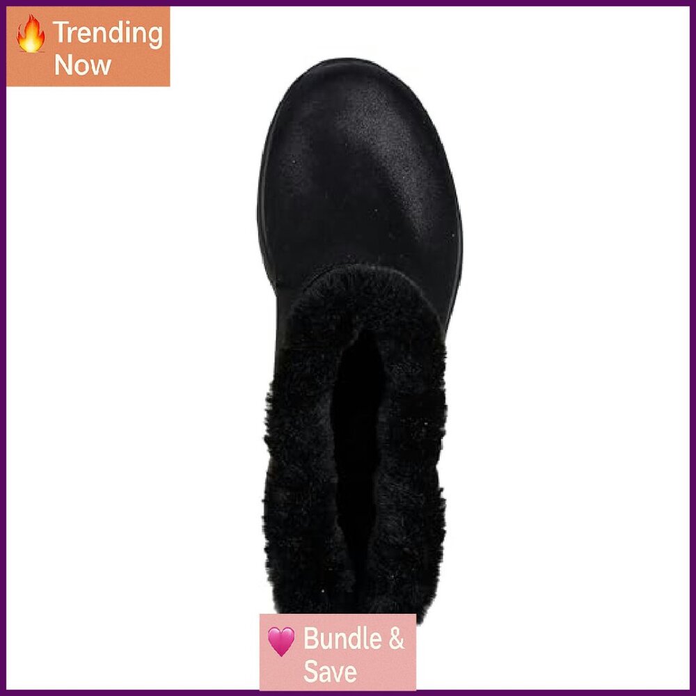 Hands-Free Slip-In Boots with Memory Foam, Vegan … - image 4